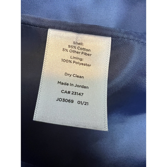 Talbots Women's Tweed Blazer Blue Pink Size 10 Jacket Button Up Front Pockets - Picture 4 of 9